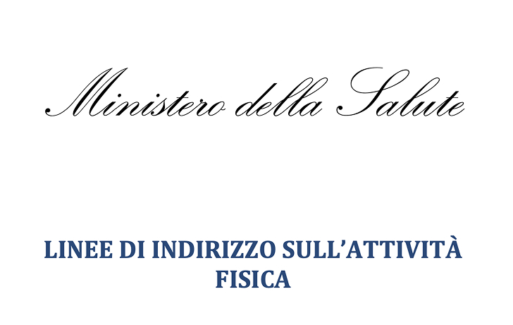 Linee di indirizzo sull'attività fisica