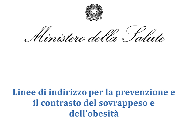 Linee di indirizzo per la prevenzione e il contrasto del sovrappeso e dell’obesità
